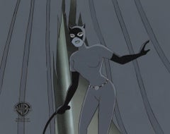Batman The Animated Series Production Cel Framed: Catwoman