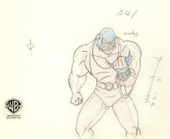 Vintage Batman The Animated Series Original Production Drawing: Bane