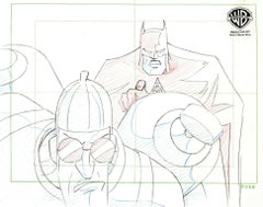 Batman The Animated Series Original Production Drawing: Batman, Condiment King