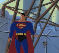 Superman the Animated Series Original Production Cel: Superman