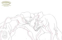 Legion of Superheroes Original Production Drawing: Timberwolf