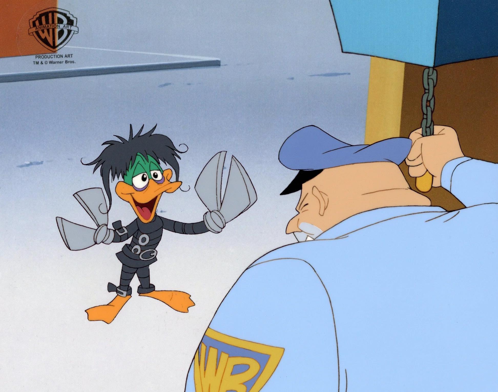 Tiny Toons Adventures Original Production Cel: Plucky Duck and Ralph - Art by Warner Bros. Studio Artists