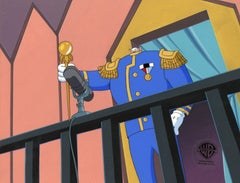 Rosay And The Brain Original Produktion Cel auf bemaltem Hintergrund: Kette