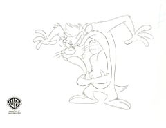 Looney Tunes Original Production Drawing: Tasmanian Devil