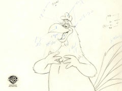 Vintage Looney Tunes Original Production Drawing: Foghorn Leghorn