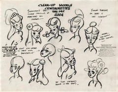 Foglio modello Fantasia Clean-Up: Centaurette