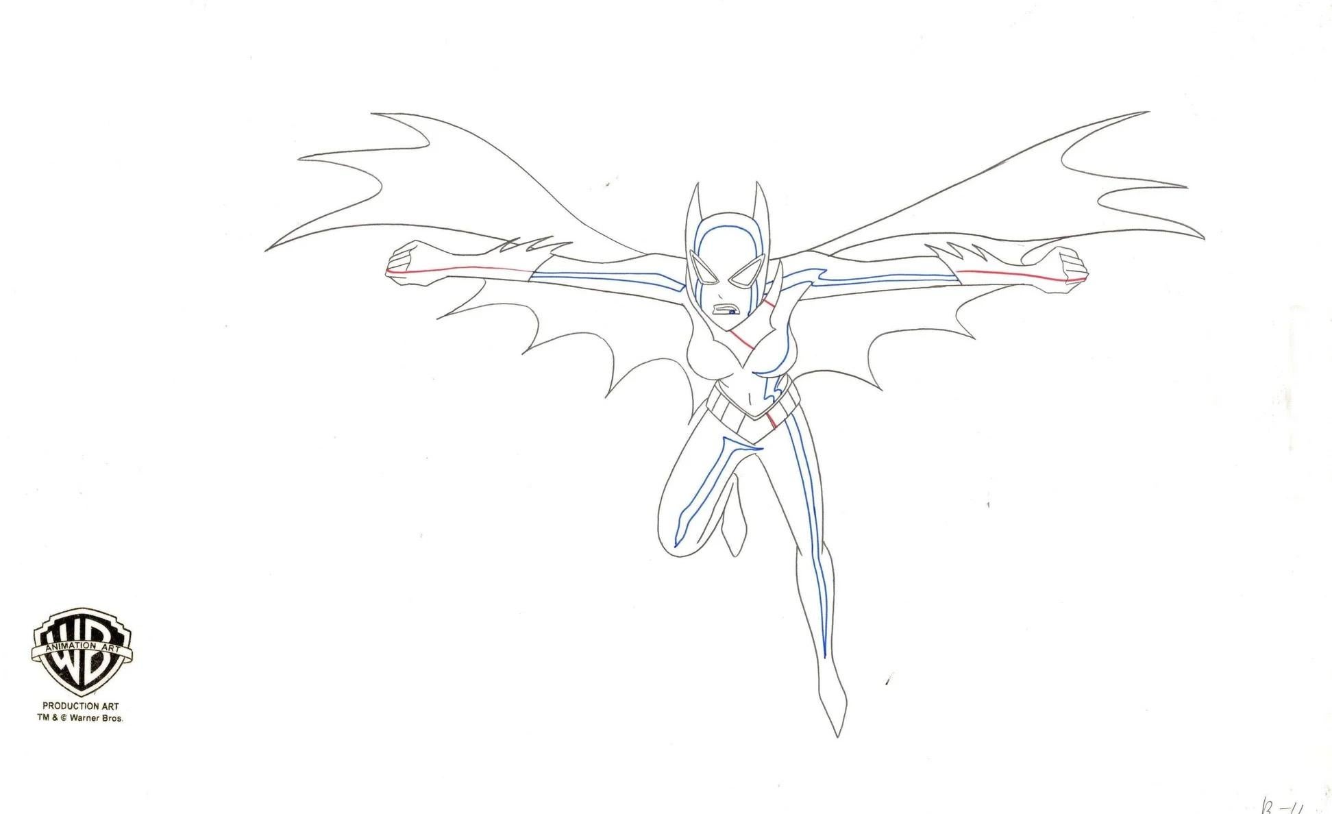 Batman, Mystery of the Batwoman Original Production Drawing: Batwoman - Art by DC Comics Studio Artists