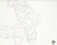 Dessin de production d'origine des Titans : Cyborg