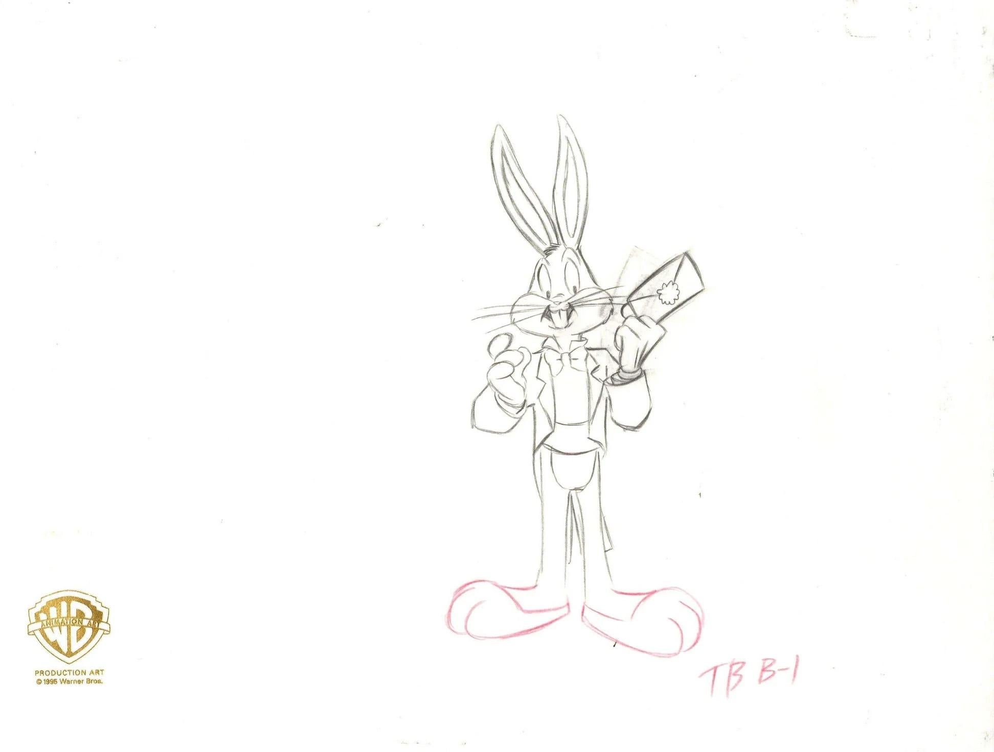 Looney Tunes Original Production Drawing: Bugs Bunny - Art by Looney Tunes Studio Artists