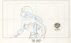 Justice League Original Production Drawing: Wonder Woman