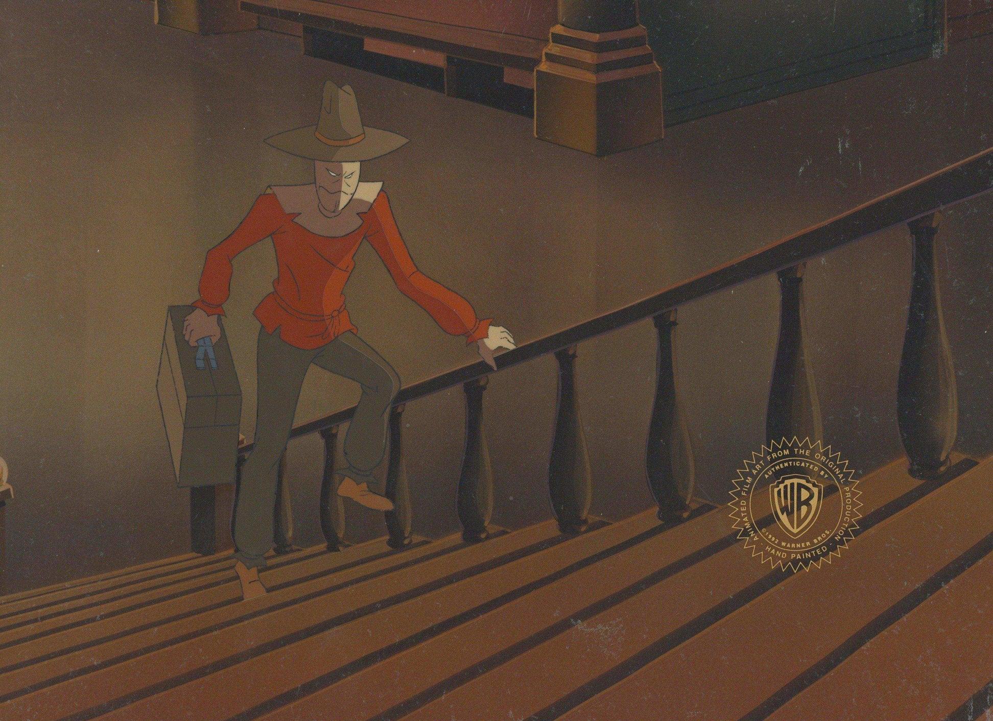 Batman The Animated Series Original Production Cel: Scarecrow - Art by DC Comics Studio Artists