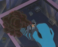 Vintage Batman The Animated Series Original Production Cel: Catwoman