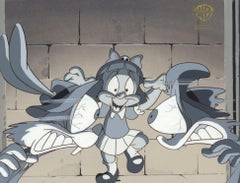 Tiny Toons Producción Original Cel: Elmyra, Buster y Plucky