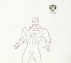 Justice League Original Production Drawing: Green Lantern