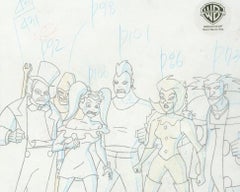 Vintage Batman Beyond Original Production Drawing: Jokerz