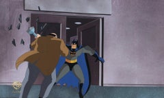 Batman The Animated Series Production Cel : Batman combattant le taureau