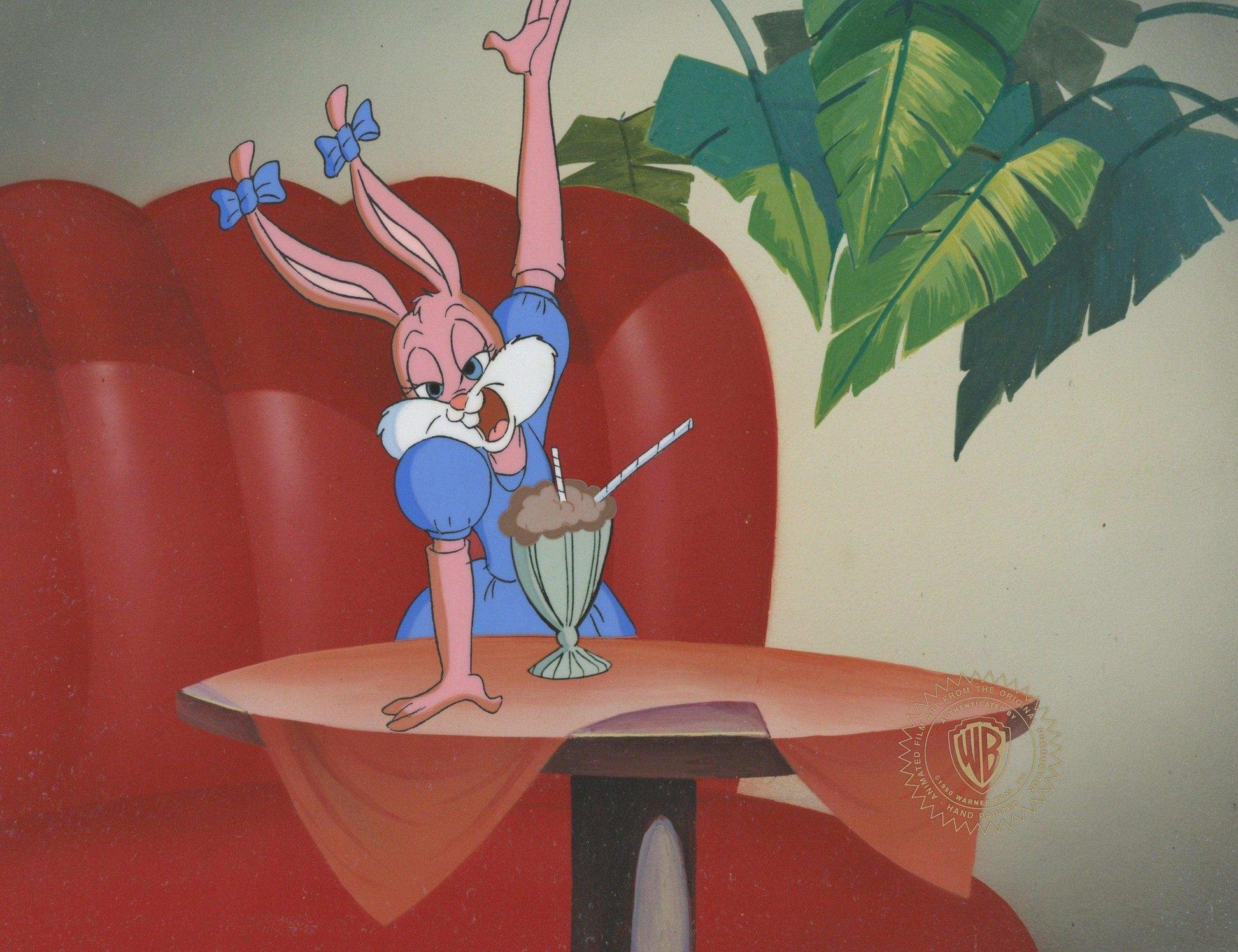 Tiny Toons Original Production Cel: Babs Bunny - Art by Warner Bros. Studio Artists
