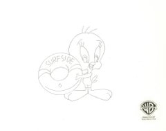 Sylvester and Tweety Mysteries Original Production Drawing: Tweety