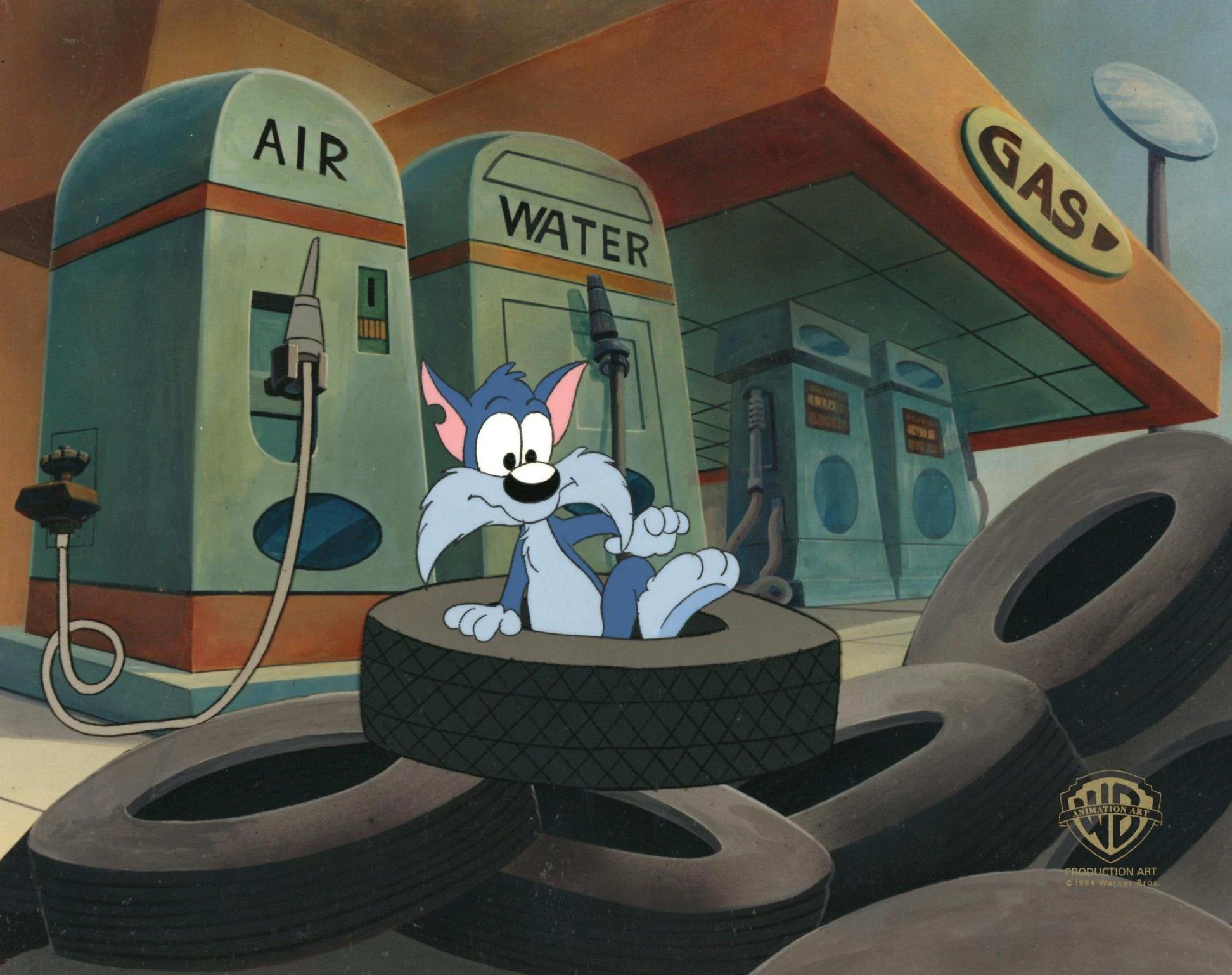 Tiny Toons Original Production Cel: Calamity Coyote - Art by Warner Bros. Studio Artists
