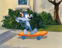 Original Production Cel of Furrball, Tiny Toons, Pop Art, 1990s