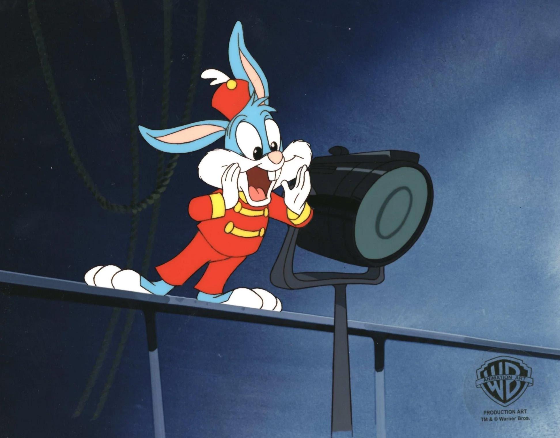 Tiny Toons Production Cel : Buster Bunny - Art de Warner Bros. Studio Artists