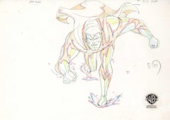 Originalzeichnung der Justice League aus der Justice League: Superman