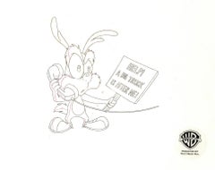 Retro Tiny Toons Original Production Drawing: Calamity Coyote