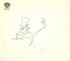 Vintage Tiny Toons Original Production Drawing: Michigan J. Frog