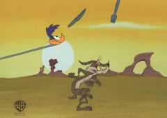Looney Tunes Original Production Cel: Road Runner und Wile E. Coyote