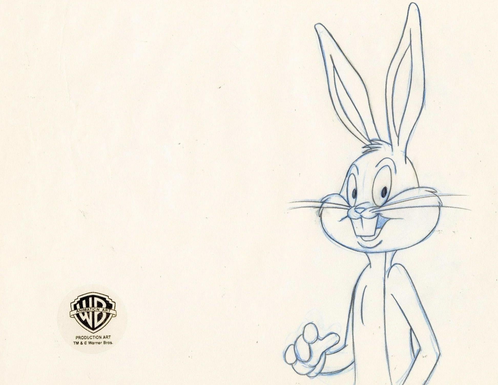 Disegno originale della produzione Looney Tunes: Bugs Bunny - Art di Warner Bros. Studio Artists