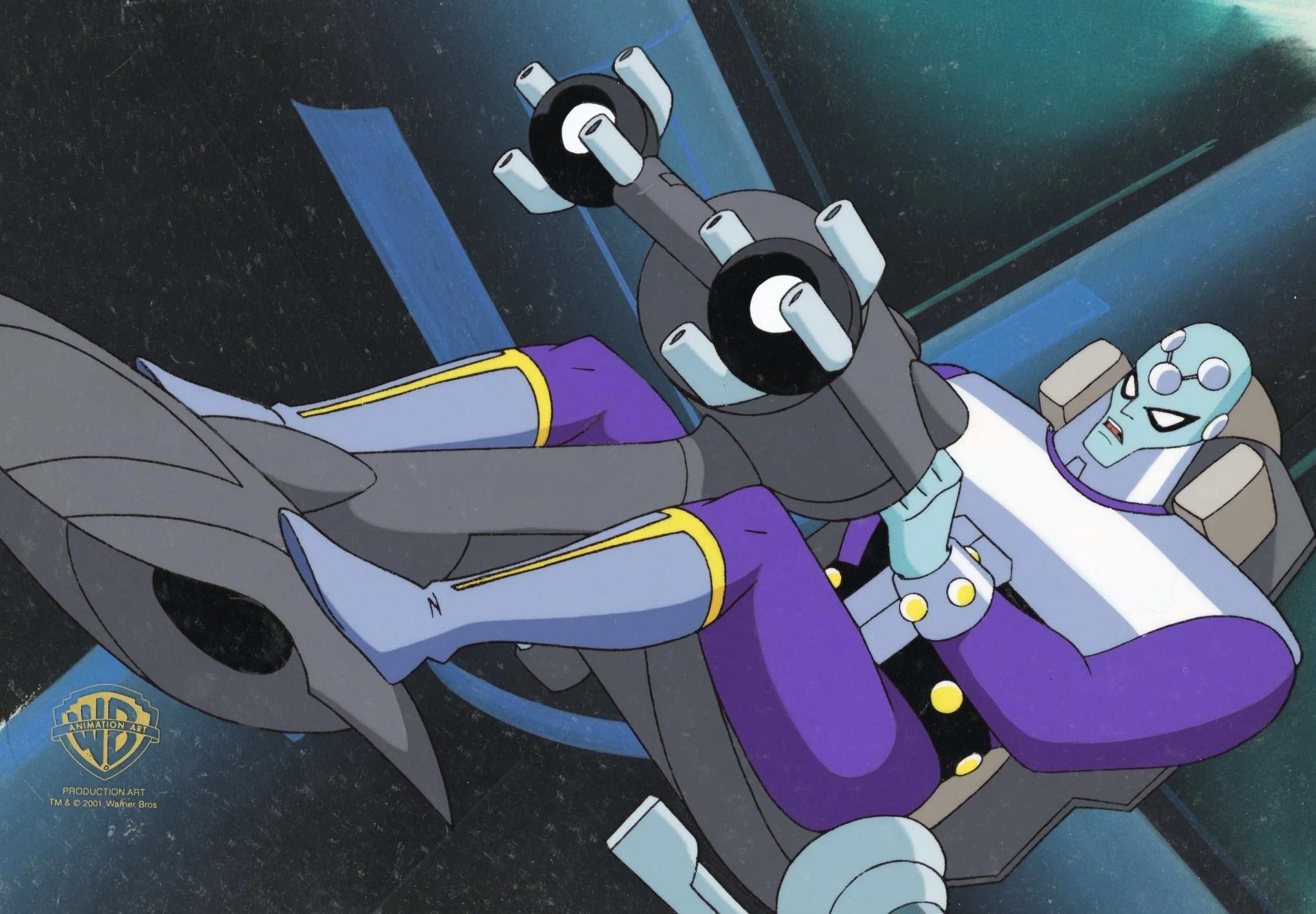 Superman, „The Animated Series“, Originalproduktion Cel & Hintergrund: Brainiac