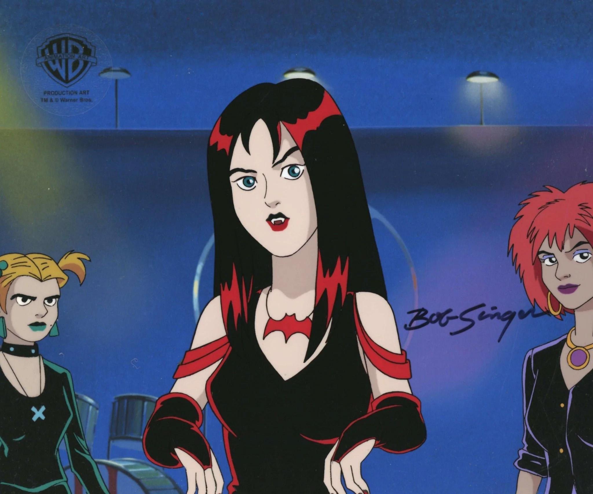 Scooby-Doo and the Witch's Ghost Original Production Cel w/ Drawing: Hex Girls - Art by Hanna Barbera Studio Artists