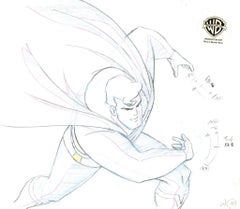 Superman the Animated Series Original Production Drawing: Superman