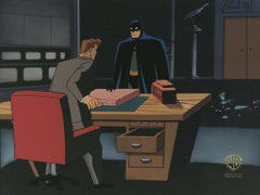 Batman The Animated Series Production Cel : Batman and Cameron Kaiser