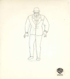 Batman The Animated Series Original Production Drawing: Riddler