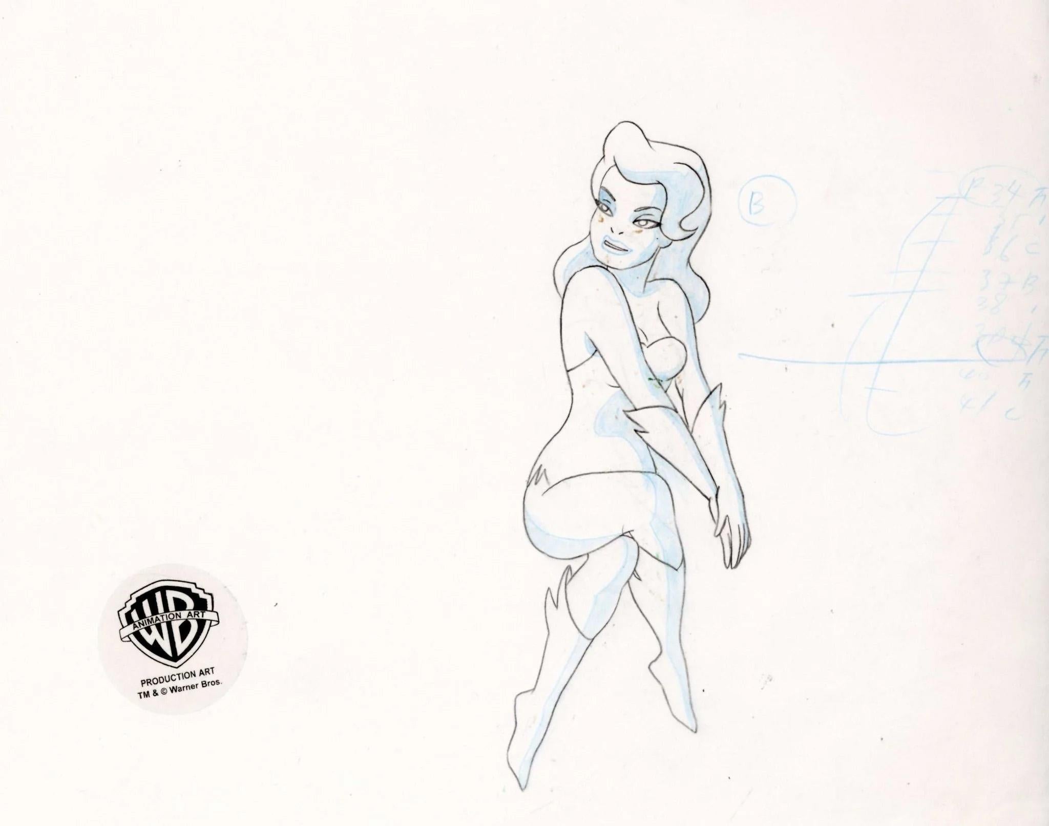 Batman The Animated Series Original Production Drawing: Poison Ivy - Art by DC Comics Studio Artists