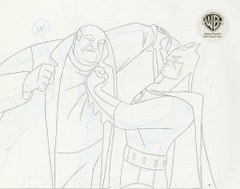Vintage Batman The Animated Series Original Production Drawing: Batman