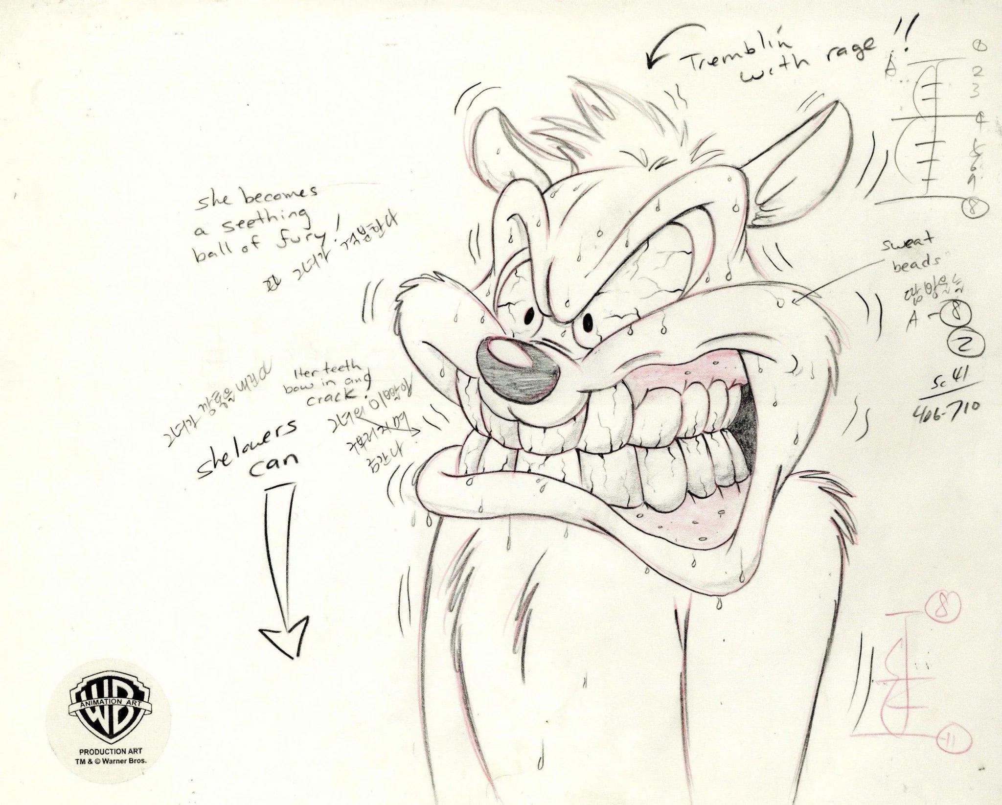Animaniacs Original Production Drawing: Candie Chipmunk - Art by Warner Bros. Studio Artists