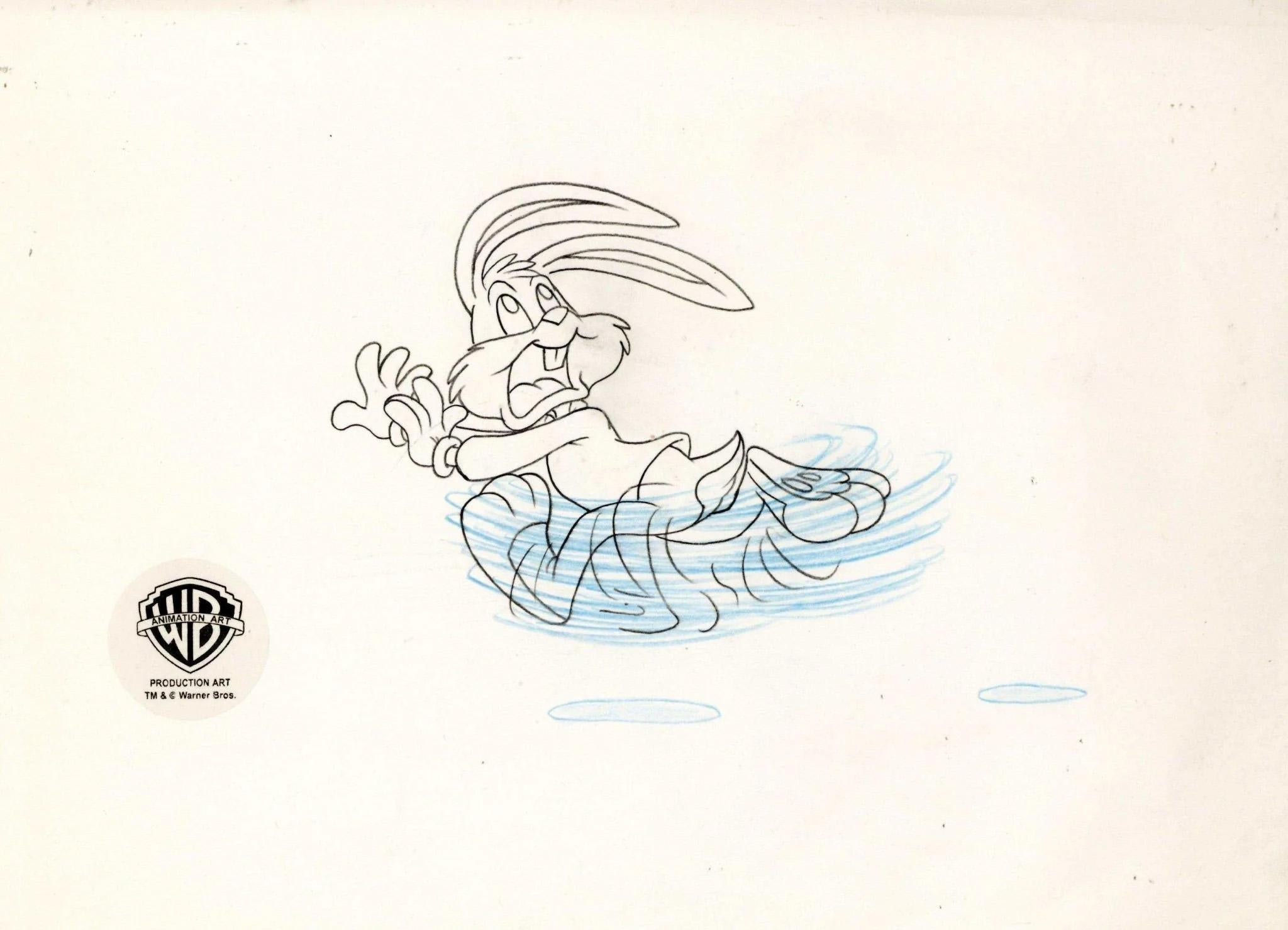 Tiny Toons Original Production Drawing: Buster - Art by Warner Bros. Studio Artists