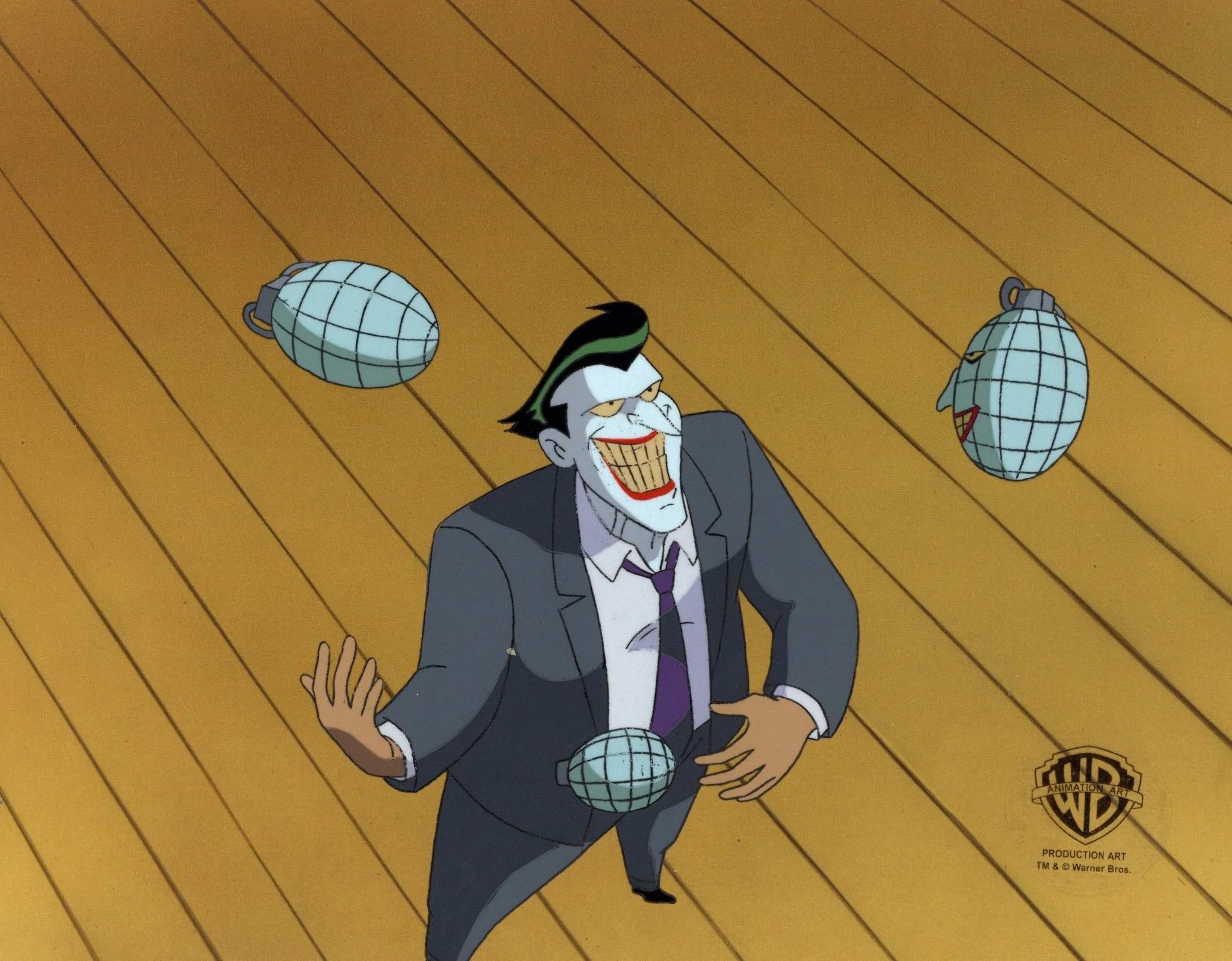 Batman The Animated Series Original Production Cel: Joker - Art by DC Comics Studio Artists