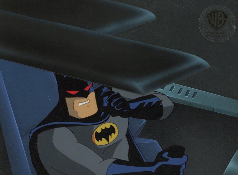 The New Batman Adventures Original Production Cel: Batmobile and