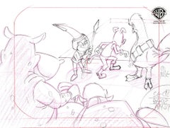 Pinky and the Brain Original Production Layout Drawing: Star Warners