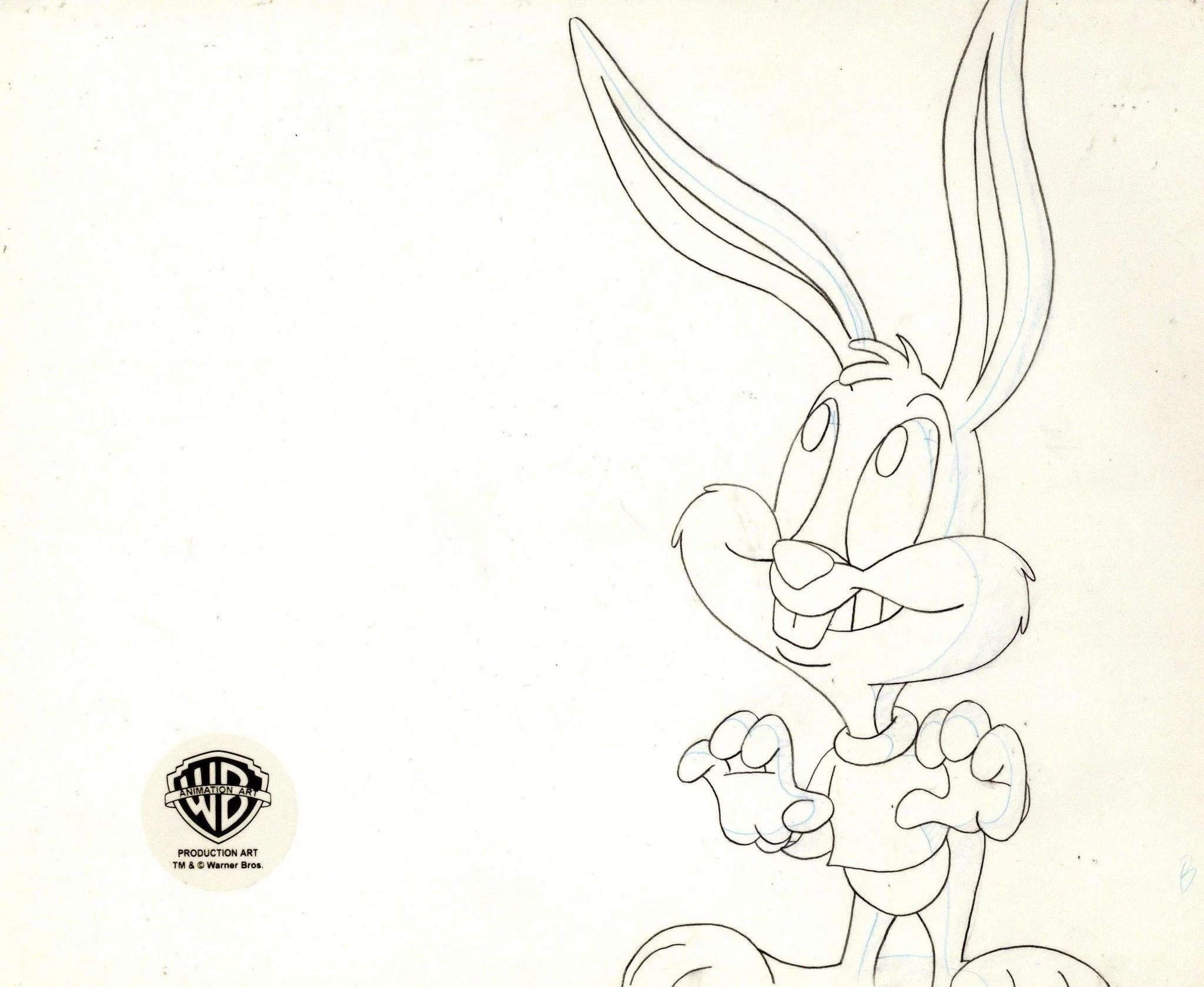 Tiny Toons Original Production Drawing: Buster Bunny - Art by Warner Bros. Studio Artists