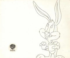Vintage Tiny Toons Original Production Drawing: Buster Bunny