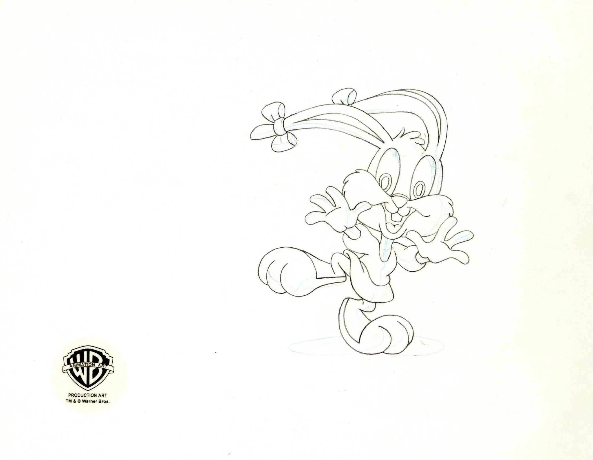 Tiny Toons Original Production Drawing: Babs Bunny - Art by Warner Bros. Studio Artists
