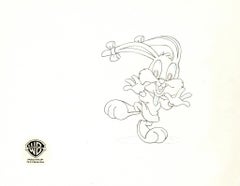 Vintage Tiny Toons Original Production Drawing: Babs Bunny