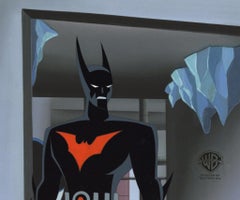 Batman Beyond Original Production Cel mit passender Zeichnung: Batman