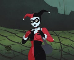 Vintage Batman The Animated Series Original Production Cel: Harley Quinn