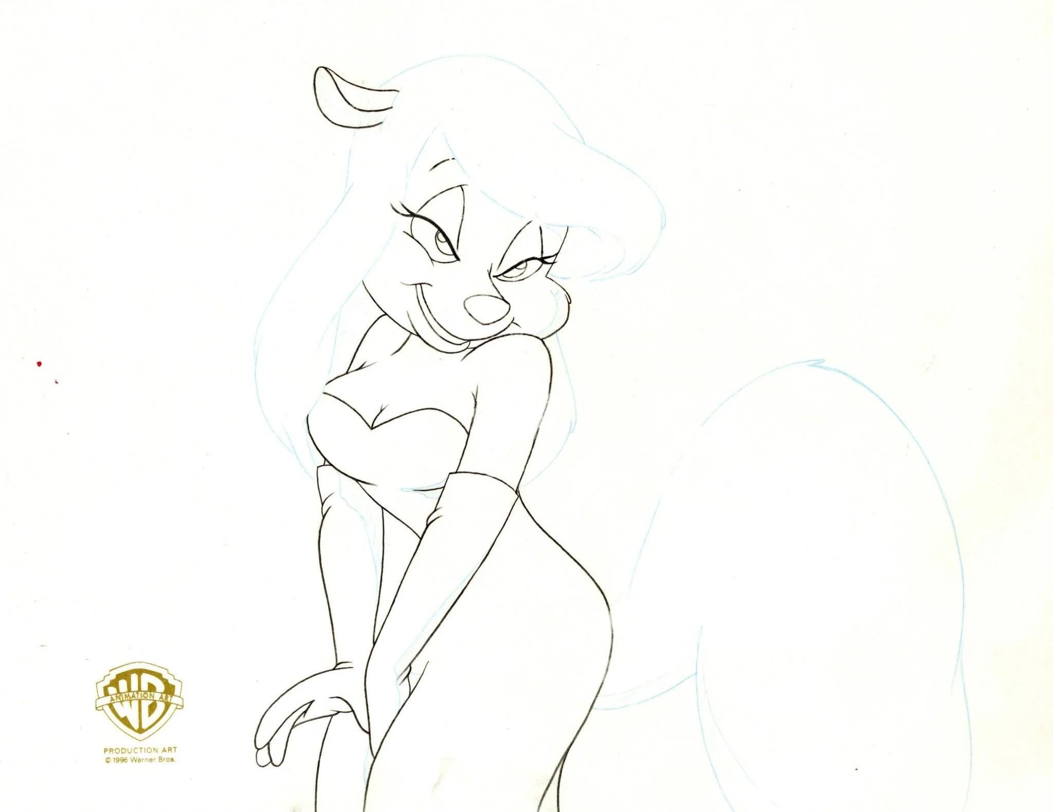 Animaniacs Original-Produktionszeichnung: Minerva – Art von Warner Bros. Studio Artists