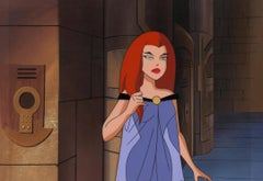 Superman la serie animada Cel. de producción original Máxima